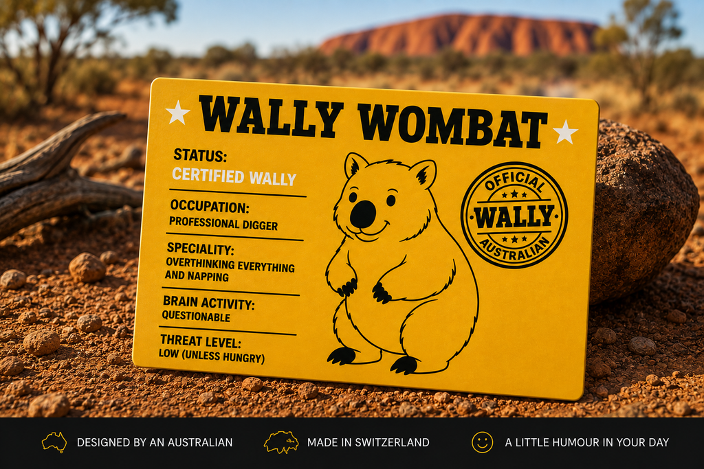 Certified Wally Wombat | Card Sleeve