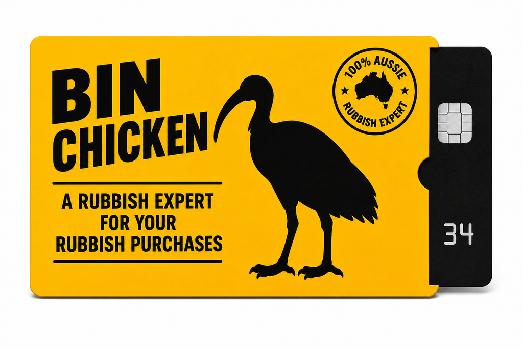Bin Chicken Card Sleeve