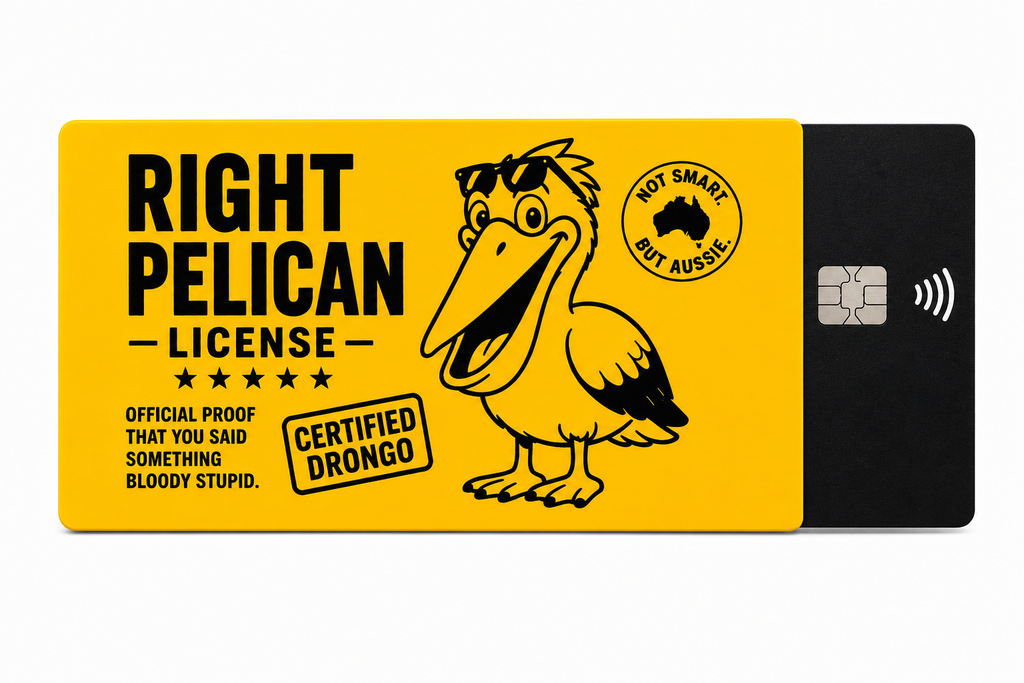 Right Pelican | Card Sleeve