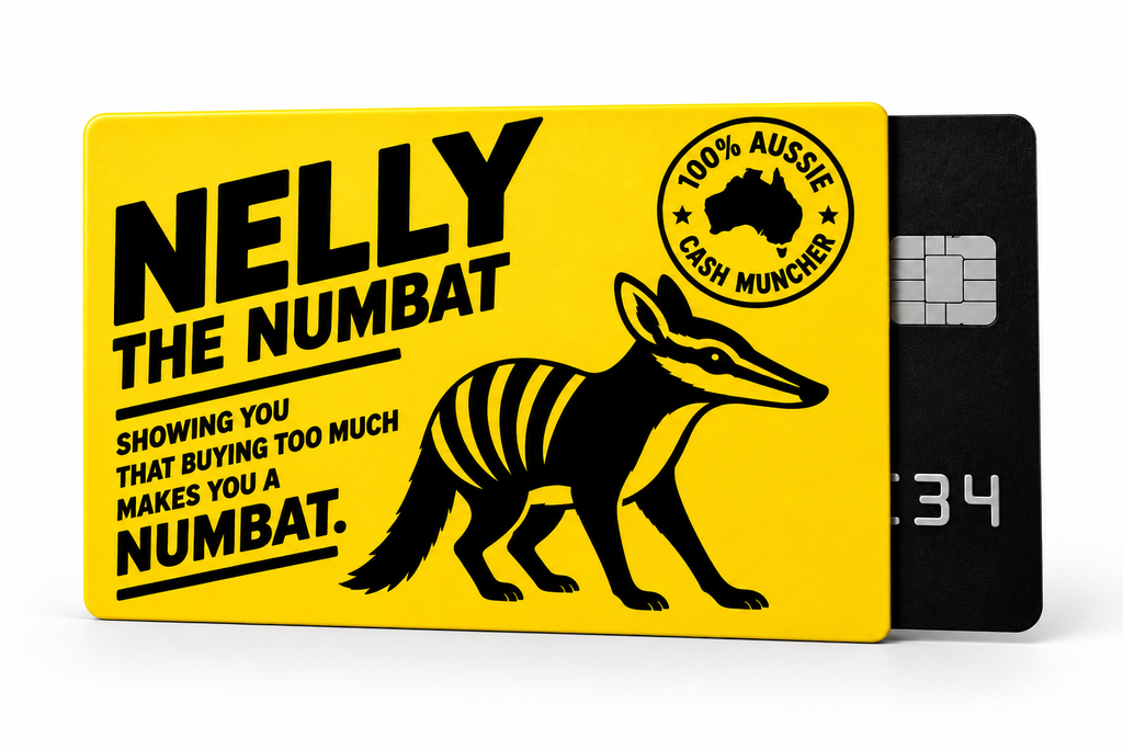 Nelly the Numbat | Sturdy Card Companion