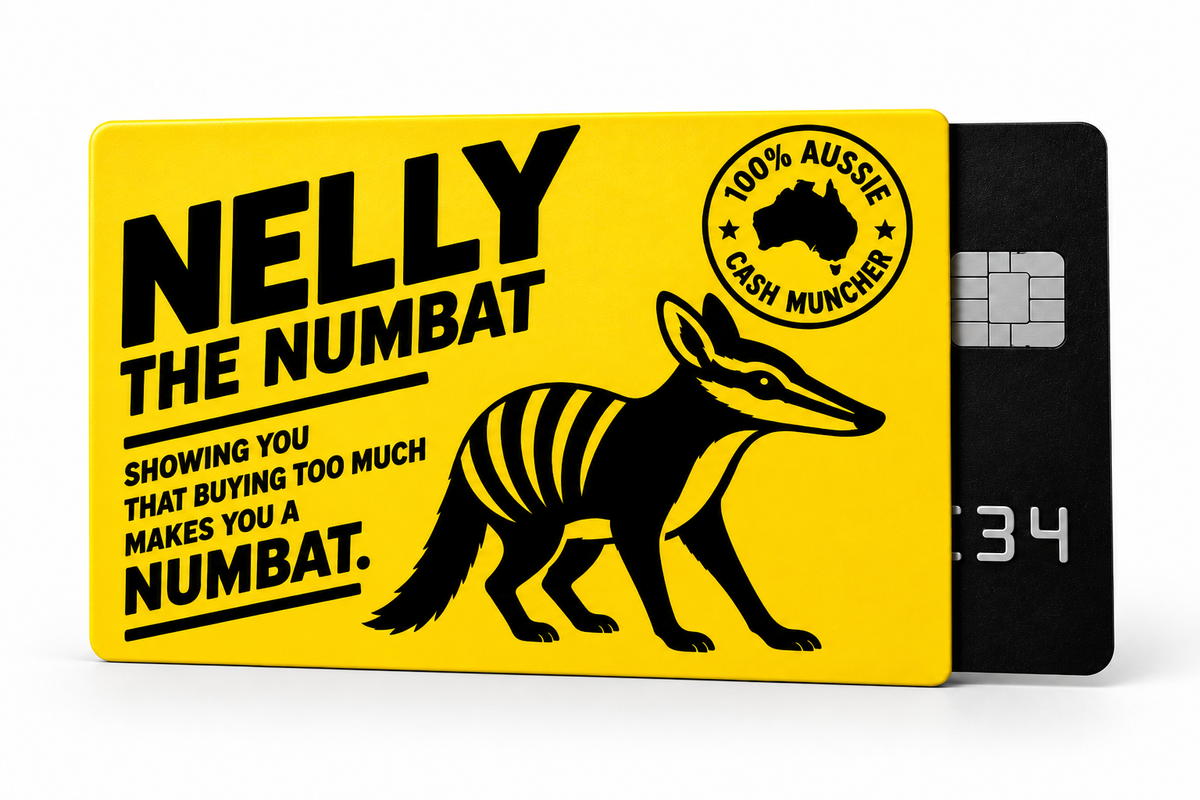 Nelly the Numbat | Sturdy Card Companion