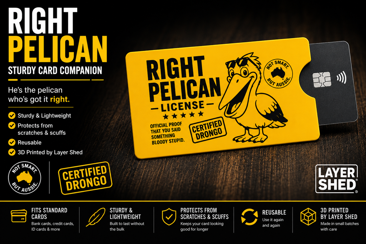 Right Pelican | Card Sleeve