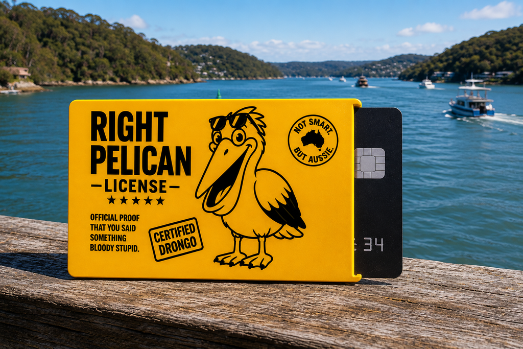 Right Pelican | Card Sleeve